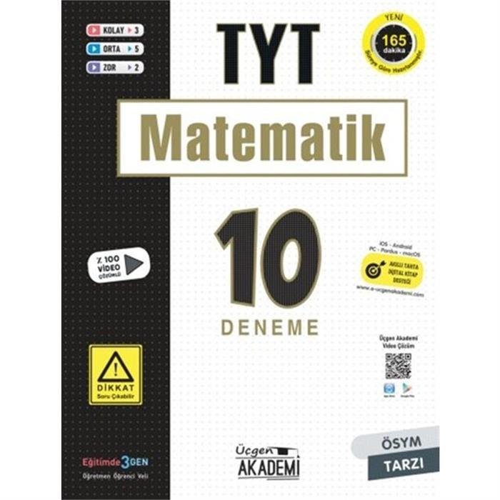 Ucgen Akademi Tyt Matematik Lu Deneme Sinavi K L Office Center