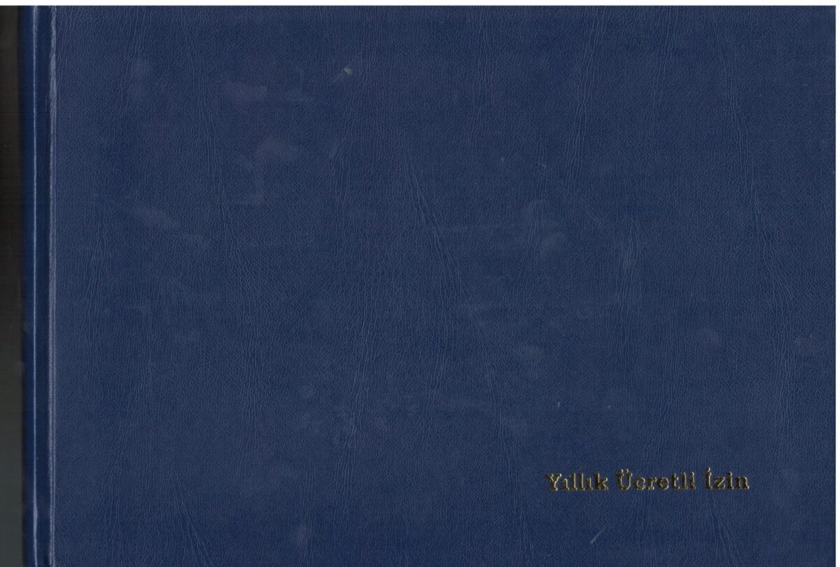 DILMAN UCRETLI IZIN DEFTERI 192Y  - Görsel 1