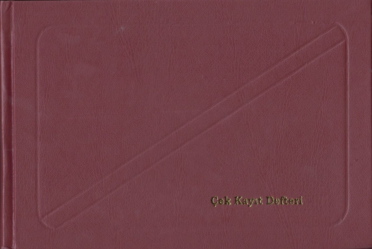 DILMAN CEK KAYIT DEFTERI 17X24 192Y  - Görsel 1