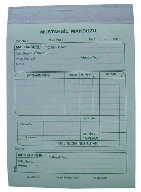 29455 DILMAN MUSTAHSIL MAKBUZU OTOKOPILI - Görsel 1
