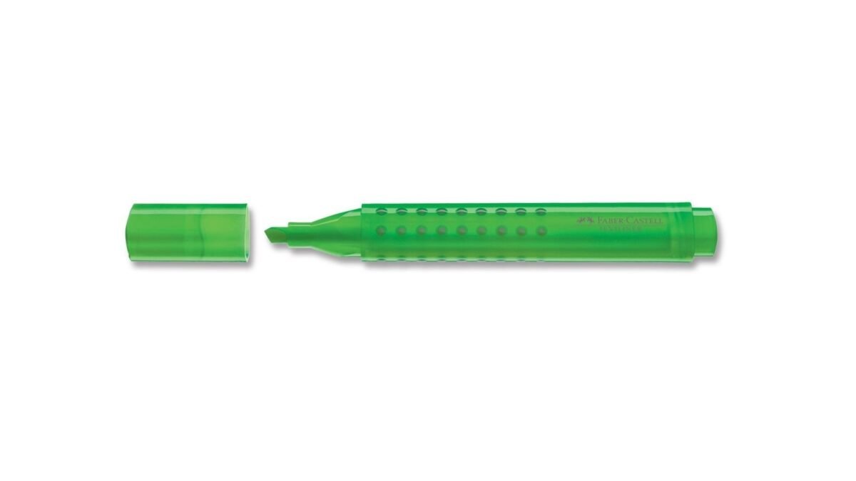 FABER CASTELL GRIP FOSFORLU KALEM YESIL - Görsel 1