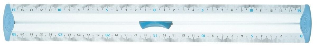 MAPED 30cm ALU.TRIPLE DESIM CETVEL BLISTER - Görsel 1