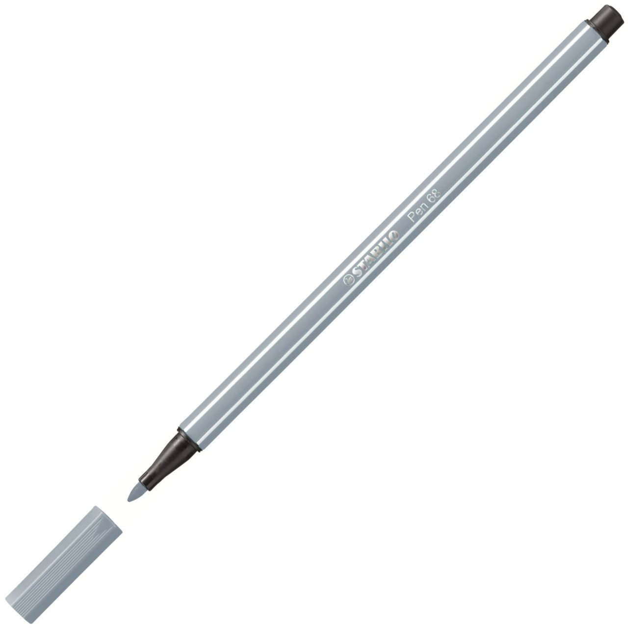 30155 STABILO KECELI KAL.PEN68 NO:68/95 SOGUK GRİ - Görsel 1