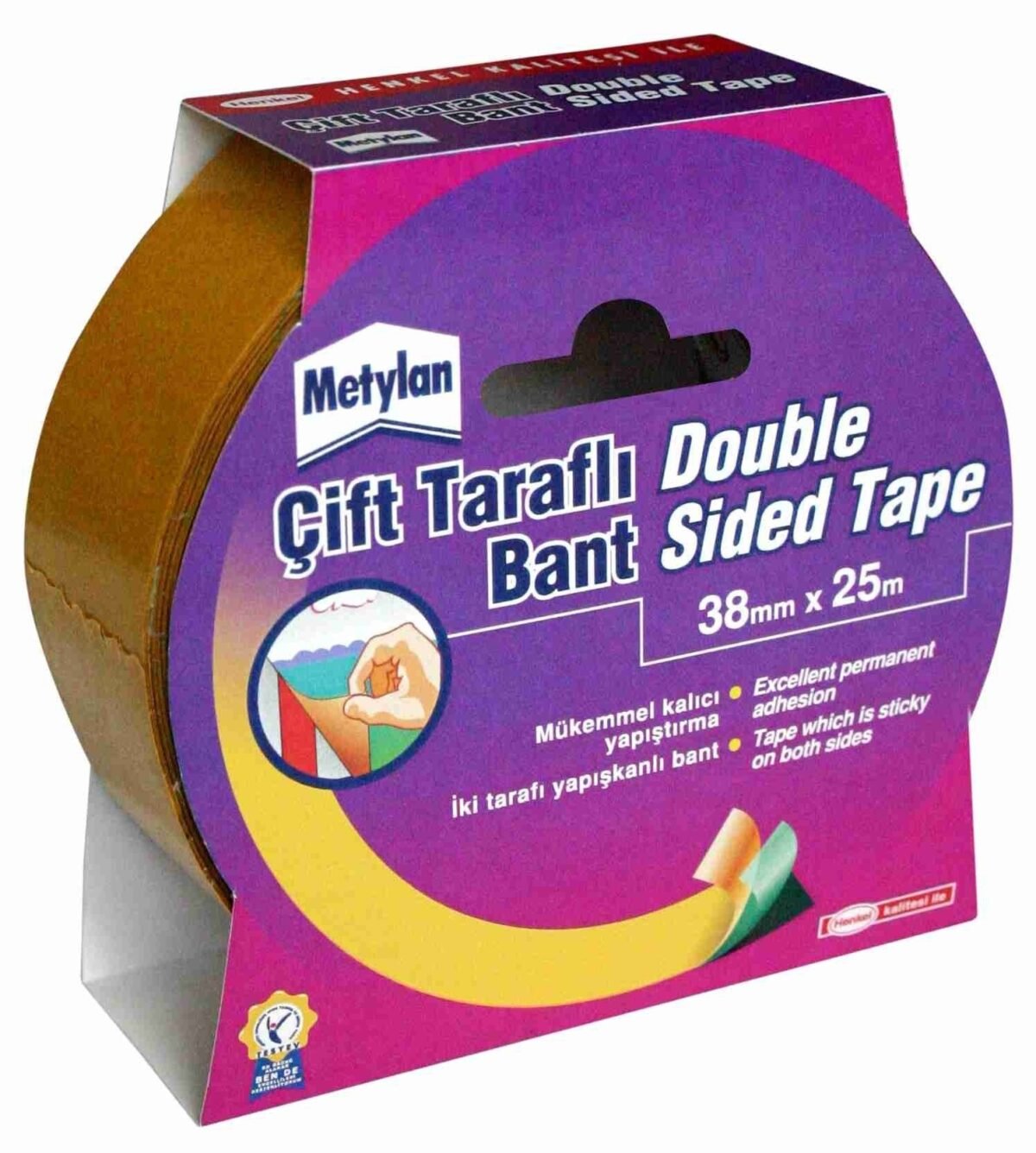 PATTEX CIFT TARAFLI BANT 38X25  - Görsel 1