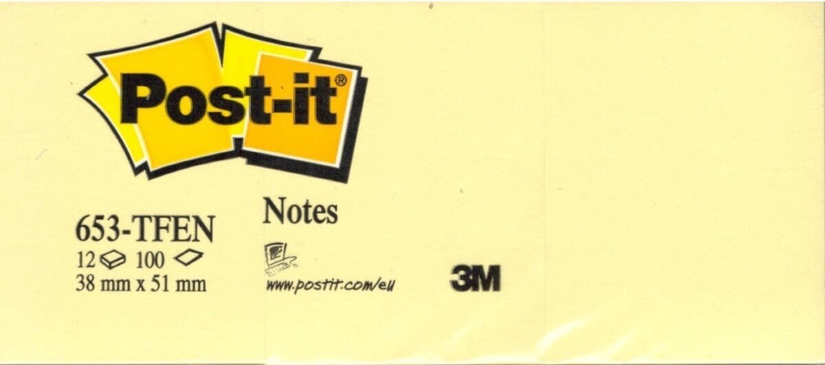 POST-IT NOT KAGIDI 653 38X51mm ENERJI - Görsel 1