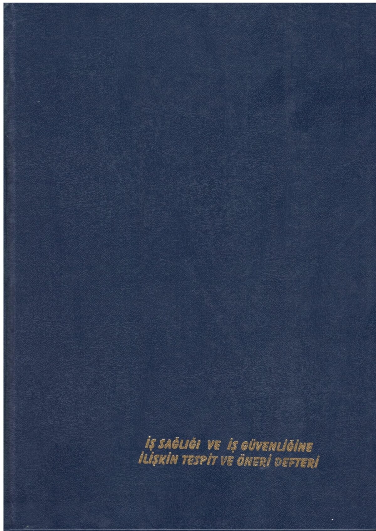 DILMAN ISCI SAGLIGI VE IS GUV.TESPIT ONERI DEFTERI - Görsel 1