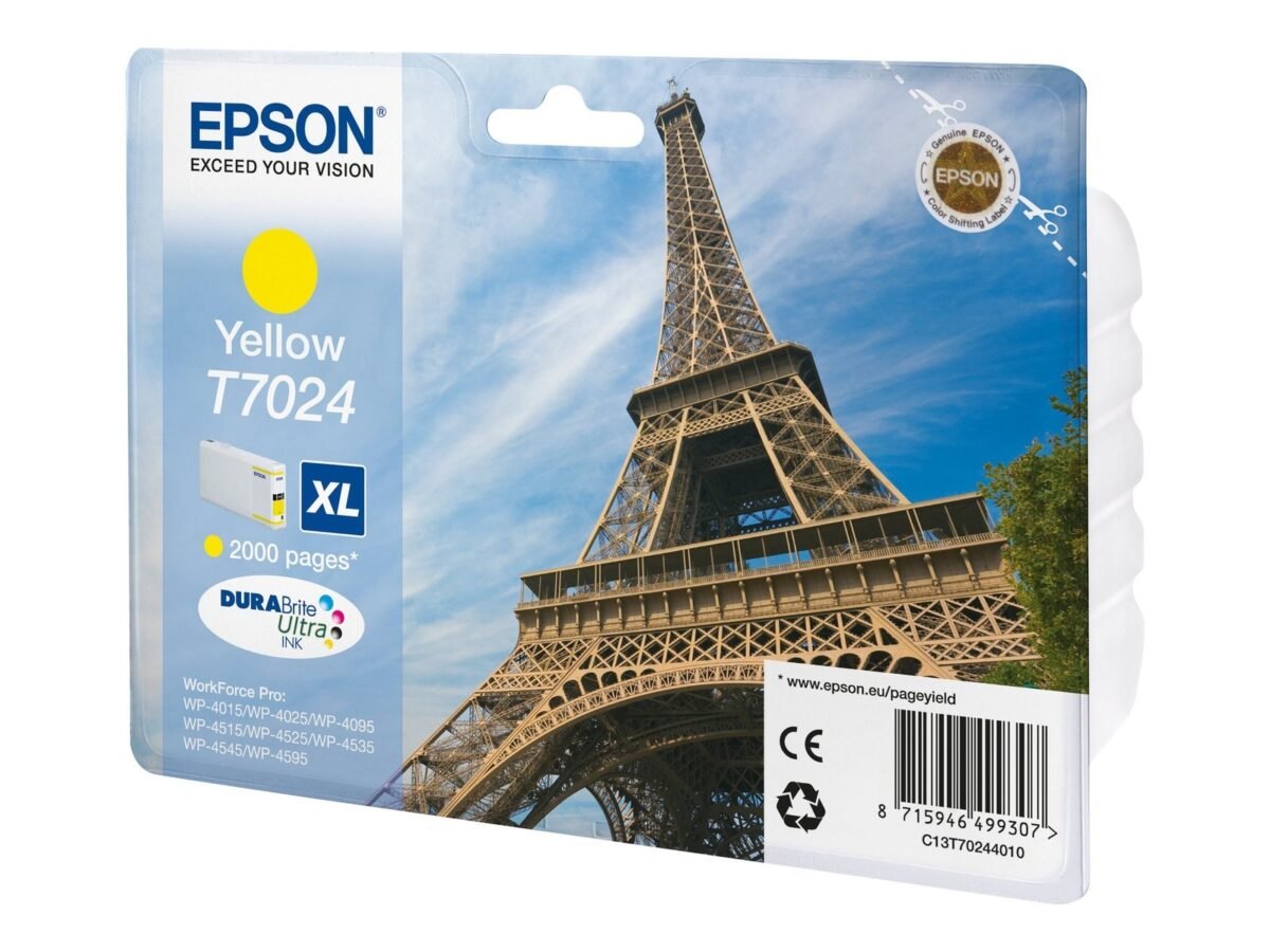EPSON YAZICI KARTUS T7024 YELLOW - Görsel 1