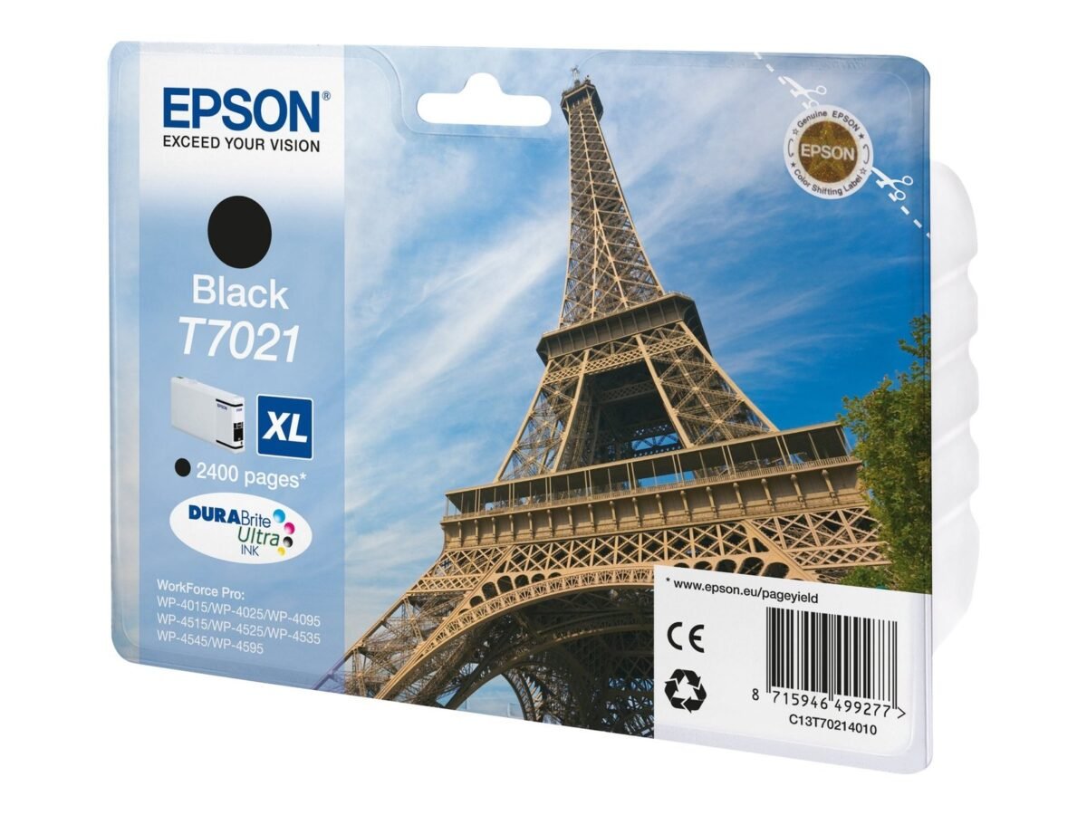EPSON YAZICI KARTUS T7021 BLACK - Görsel 1