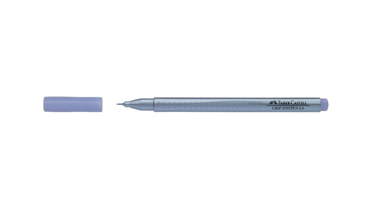 FABER CASTELL GRIP FINEPEN 0.4mm GRI - Görsel 1