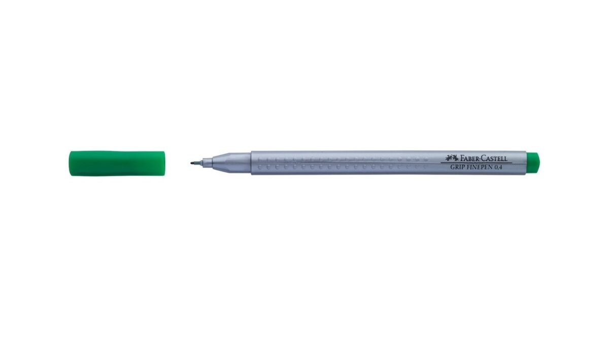 FABER CASTELL GRIP FINEPEN 0.4mm YESIL - Görsel 1