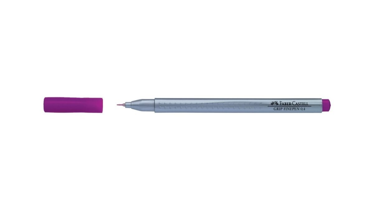 FABER CASTELL GRIP FINEPEN 0.4mm A.MOR - Görsel 1