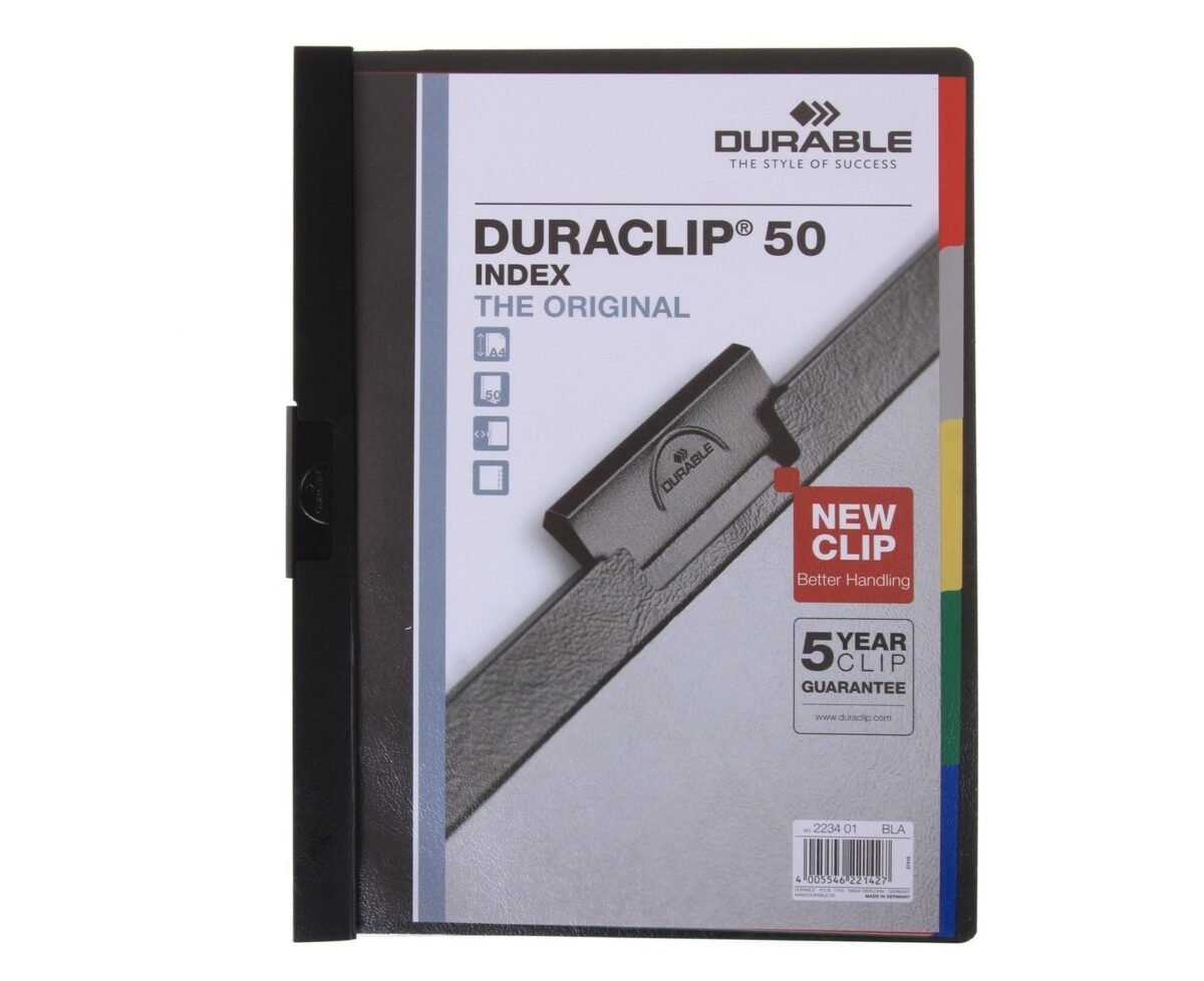 DURABLE DURACLIP 2234 ORJ.5 BOLM.AYR.DOSYA 50 SYF. - Görsel 1