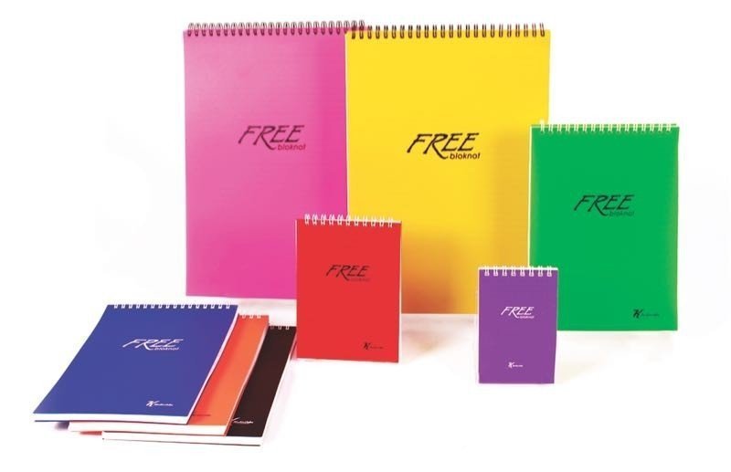 31832 K.COLOR A4 100 yp. FREE OFFICE BLOKNOT KARELI - Görsel 1