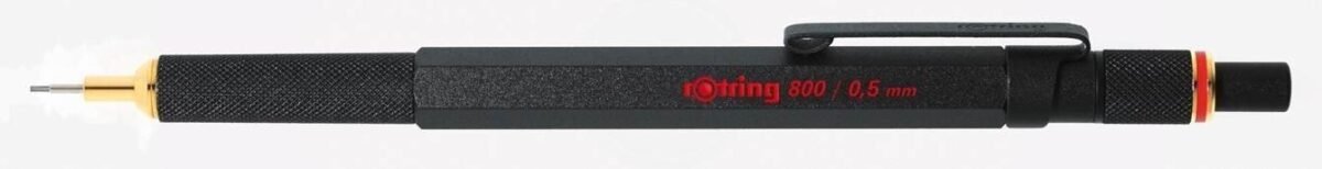 ROTRING 800 MEKANIK KURSUN KALEM. SIYAH 0.5 MM - Görsel 1