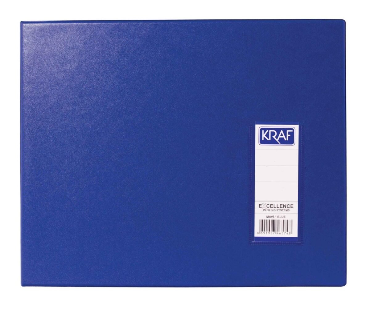 KRAF BILGISAYAR KLASORU 11X24 1124 MAVI - Görsel 1