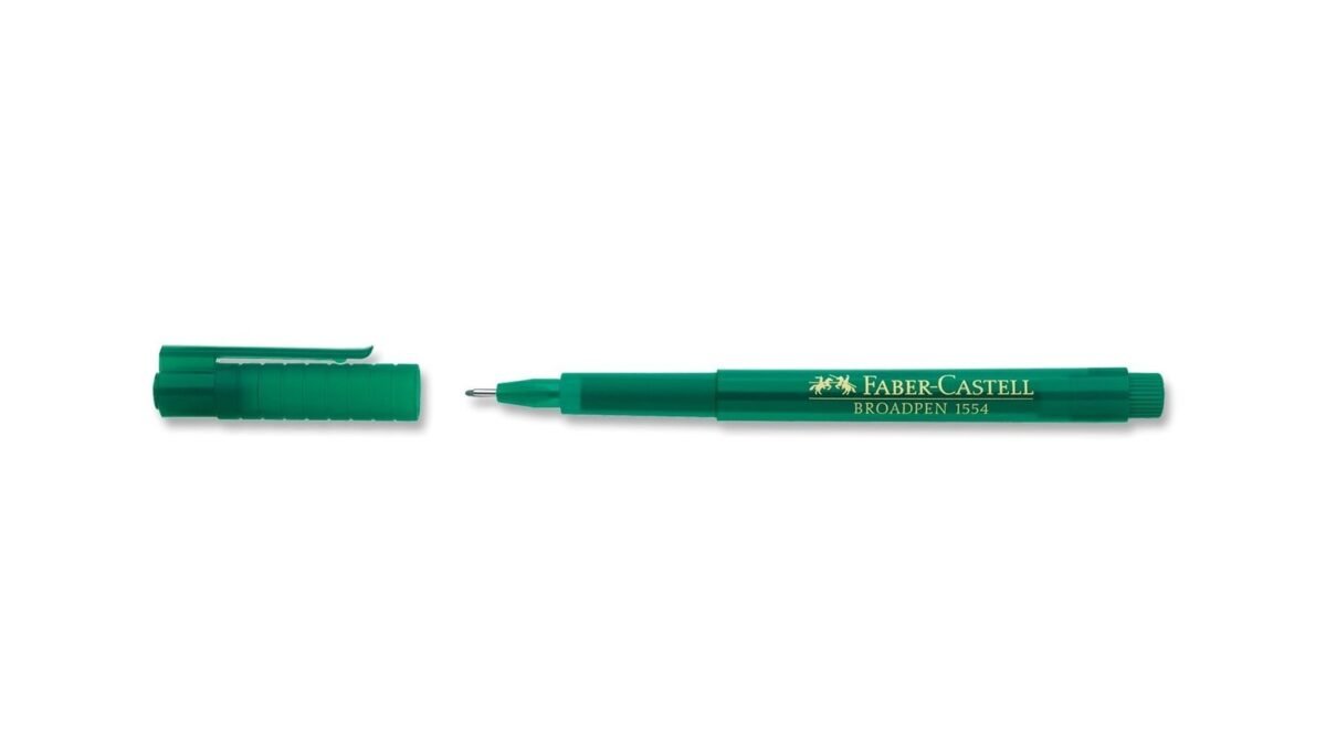 FABER CASTELL BROADPEN 1554 0.8 MM YESIL - Görsel 1