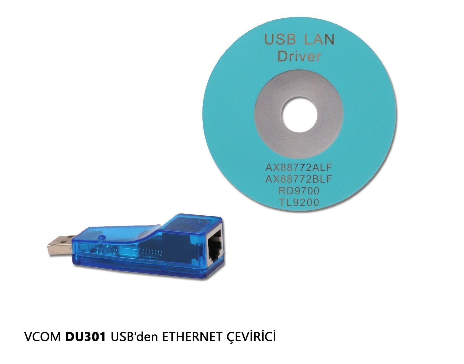 35575 VCOM DU301 USB TO ETHERNET CEVIRICI - Görsel 1