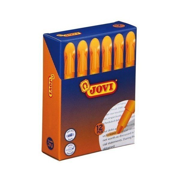 36032 JOVI 1815 JEL FOSFORLU KALEM TURUNCU - Görsel 1