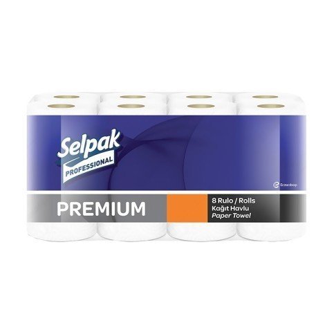 36892 SELPAK PROF.EXTRA HAVLU KAGIDI 3KAT 8 LI - Görsel 1