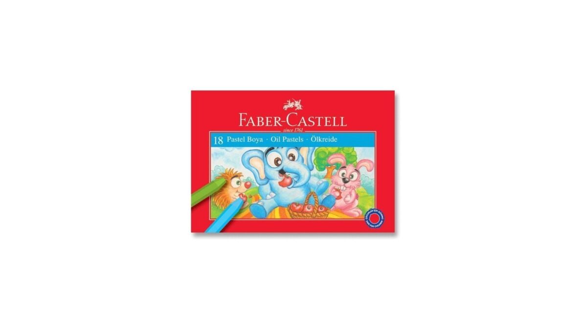 FABER CASTELL REDLINE KUTU PASTEL BOYA 18 LI - Görsel 1