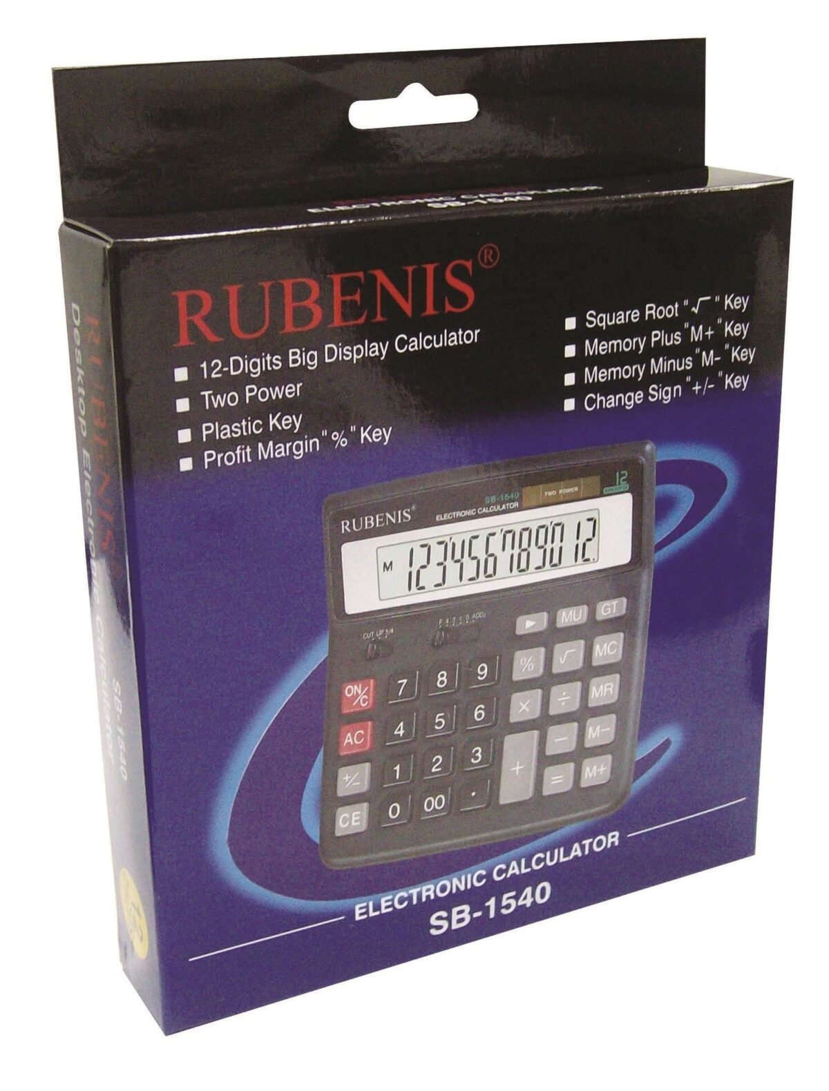 RUBENIS HESAP MAK.12H SB-1540 M.USTU  - Görsel 1