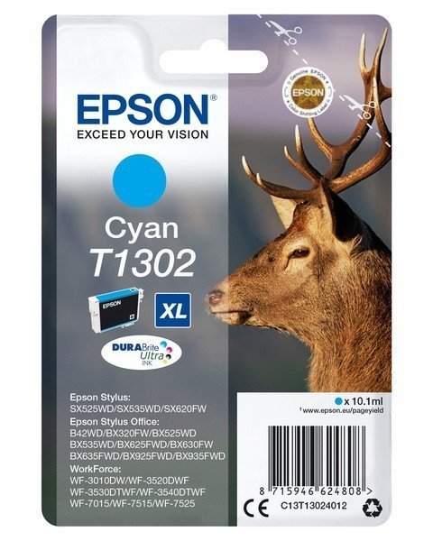 37188 EPSON YAZICI KARTUS T1302XL CYAN - Görsel 1