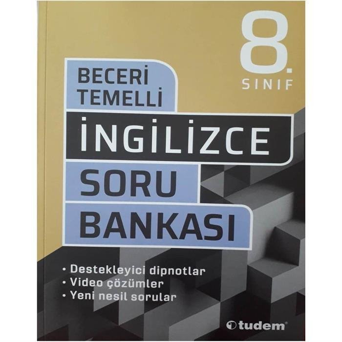 41336 TUDEM YAY.8.SINIF B TEMELLI INGILIZC SORU BANKASI - Görsel 1