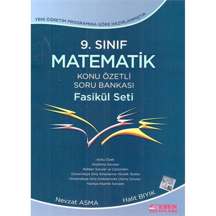 41568 ESEN YAY. 9. SINIF MATEMATIK KONU OZETLI SORU BANK - Görsel 1