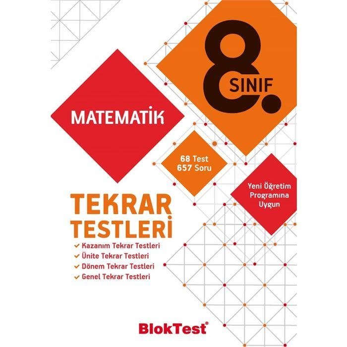 41607 TUDEM YAY. 8.SINIF MATEMATIK TEKRAR TEST YENI - Görsel 1