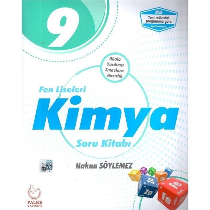 41650 PALME YAY.9.SINIF FEN LISELERI KIMYA SORU KITABI - Görsel 1