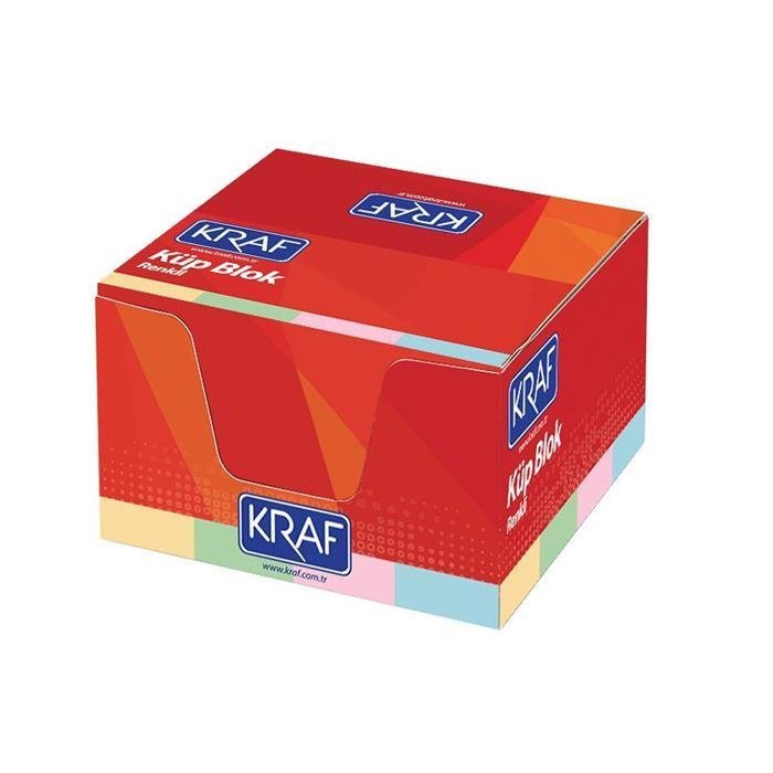 42348 KRAF 117G KUP BLOK RENKLI 8X8CM - Görsel 1