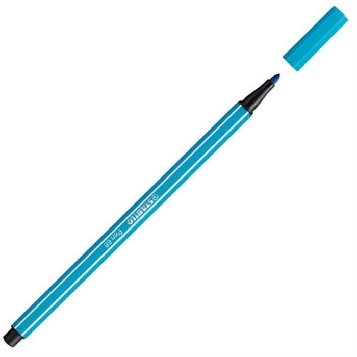 42696 STABILO KECELI KAL.PEN68 FLORASAN NO:68/31 A.MAVI - Görsel 1