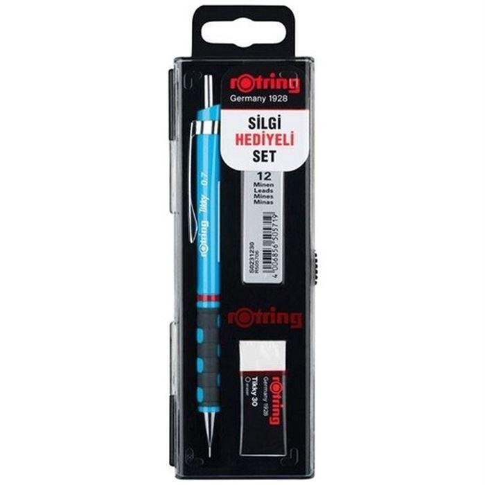 42729 ROTRING VERSATIL KALEM SETI HEDIYELI 0.7 ACIK MAVI - Görsel 1
