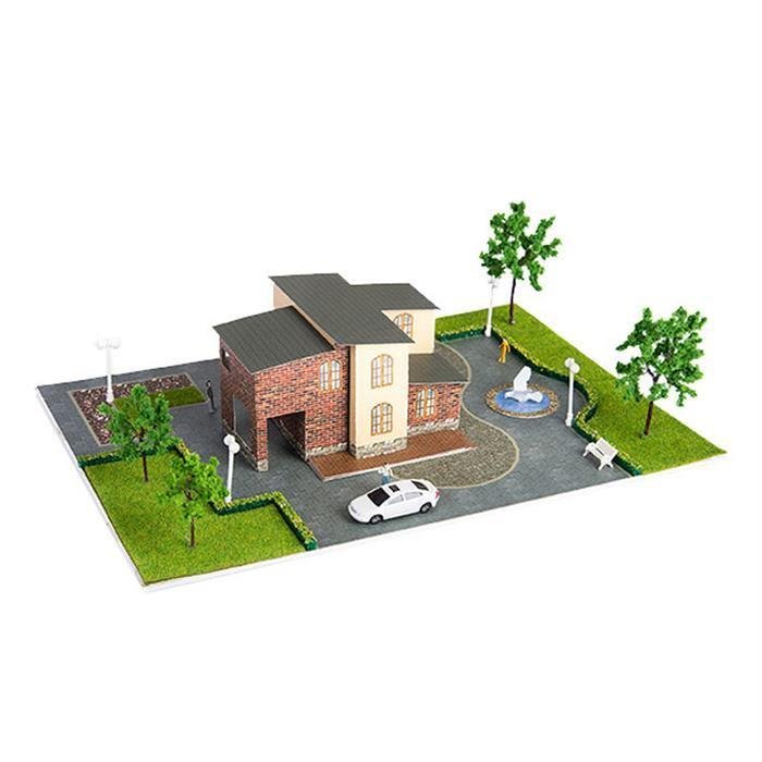 43115 ESHEL UC BOYUTU TUGLA VILLA PUZZLE 1/100 1+1 LI - Görsel 1