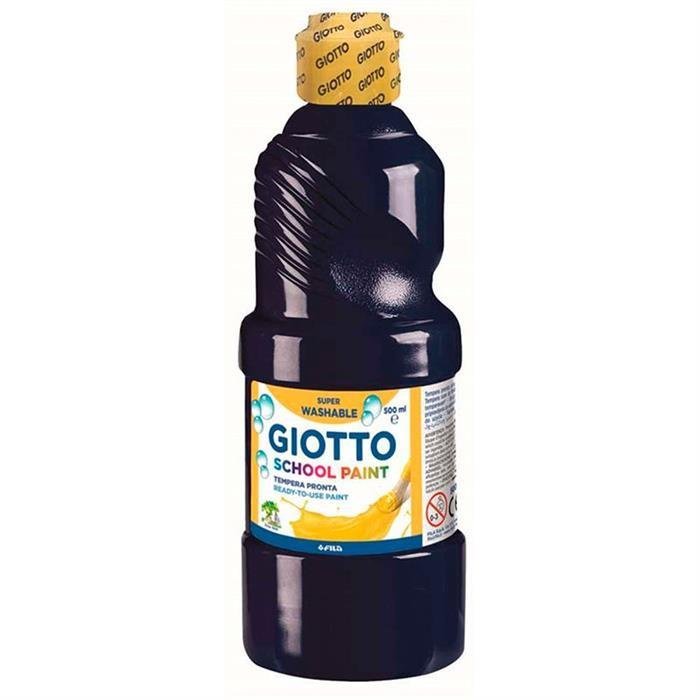 43219 GIOTTO GUAJ BOYA SIYAH 500ML - Görsel 1