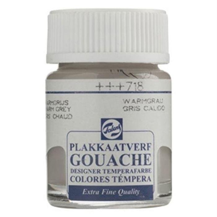 43657 TALENS GUAJ BOYA WARM GREY 718 16ML - Görsel 1
