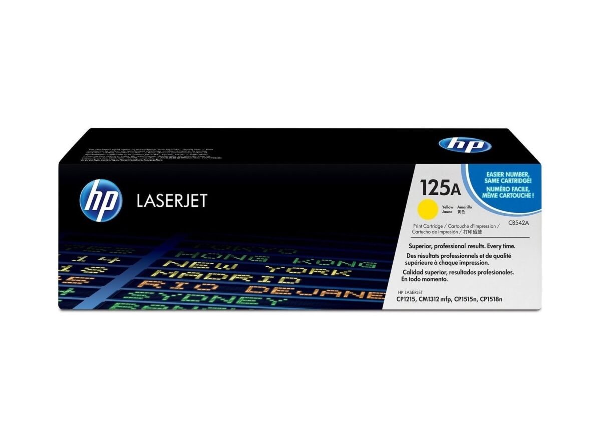 HP LAZER TONER CB542A YELLOW  - Görsel 1
