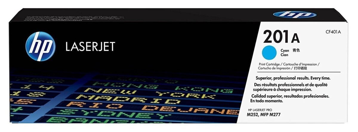 HP LAZER TONER CF401A CYAN - Görsel 1
