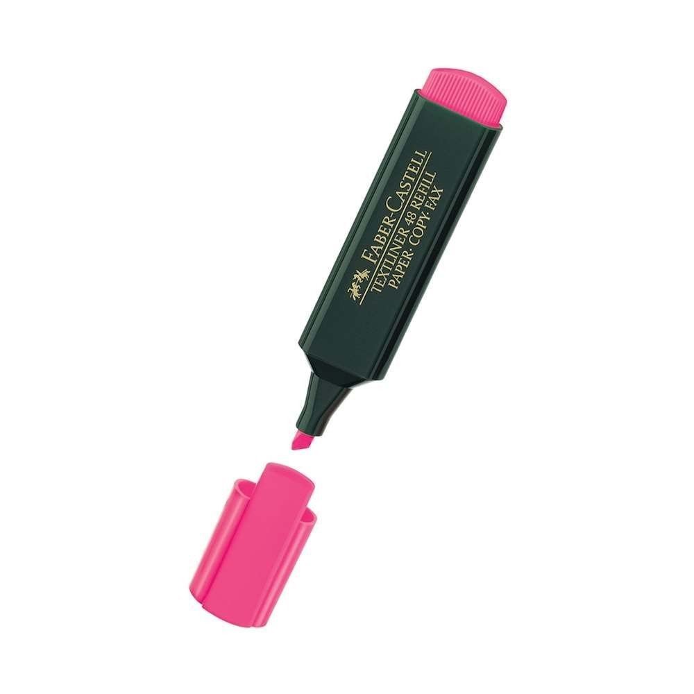 44020 FABER CASTELL FOSFORLU KALEM 1548 PEMBE - Görsel 1