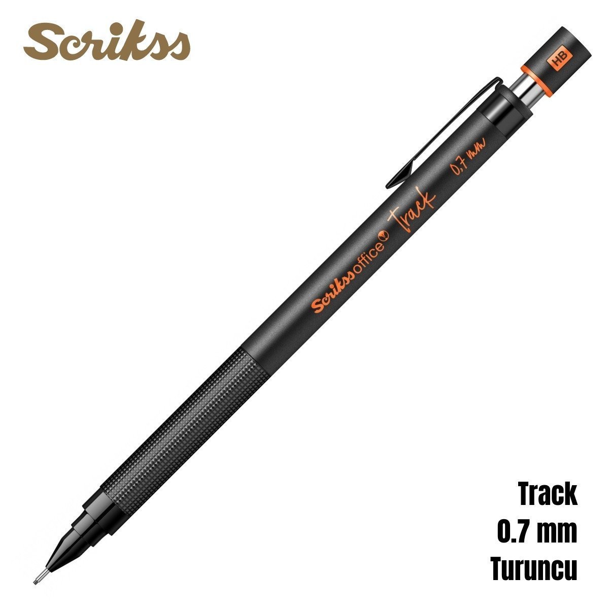 47017 SCRIKSS TRACK VERSATIL KALEM 0.7MM TURUNCU - Görsel 1