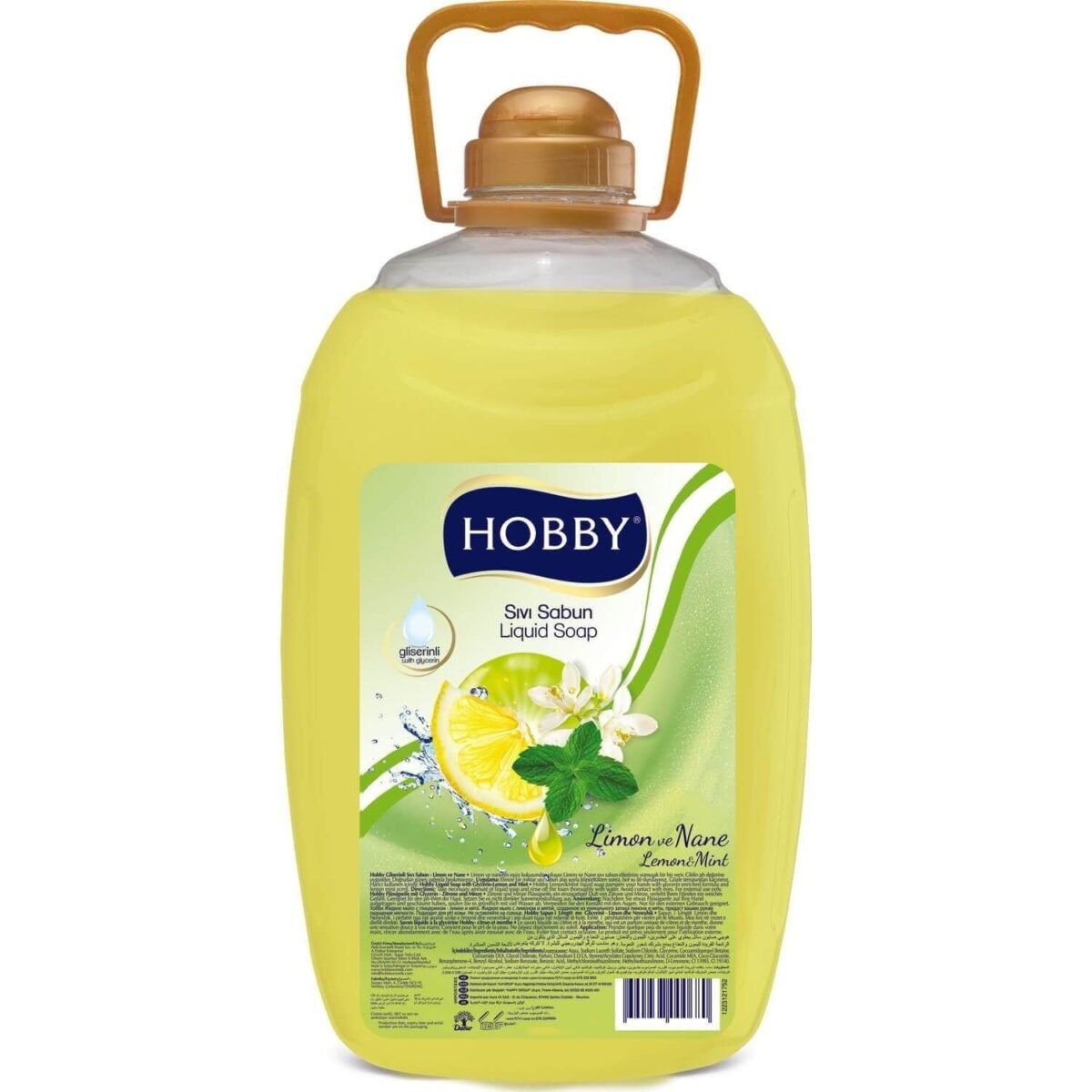 HOBBY SIVI SABUN 3.6 LT LIMON VE NANE - Görsel 1