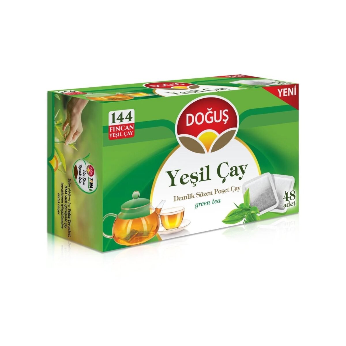 Dogus-yesil-cay-demlik-48li DOGUS DEMLIK YESIL CAY 48LI - Görsel 1