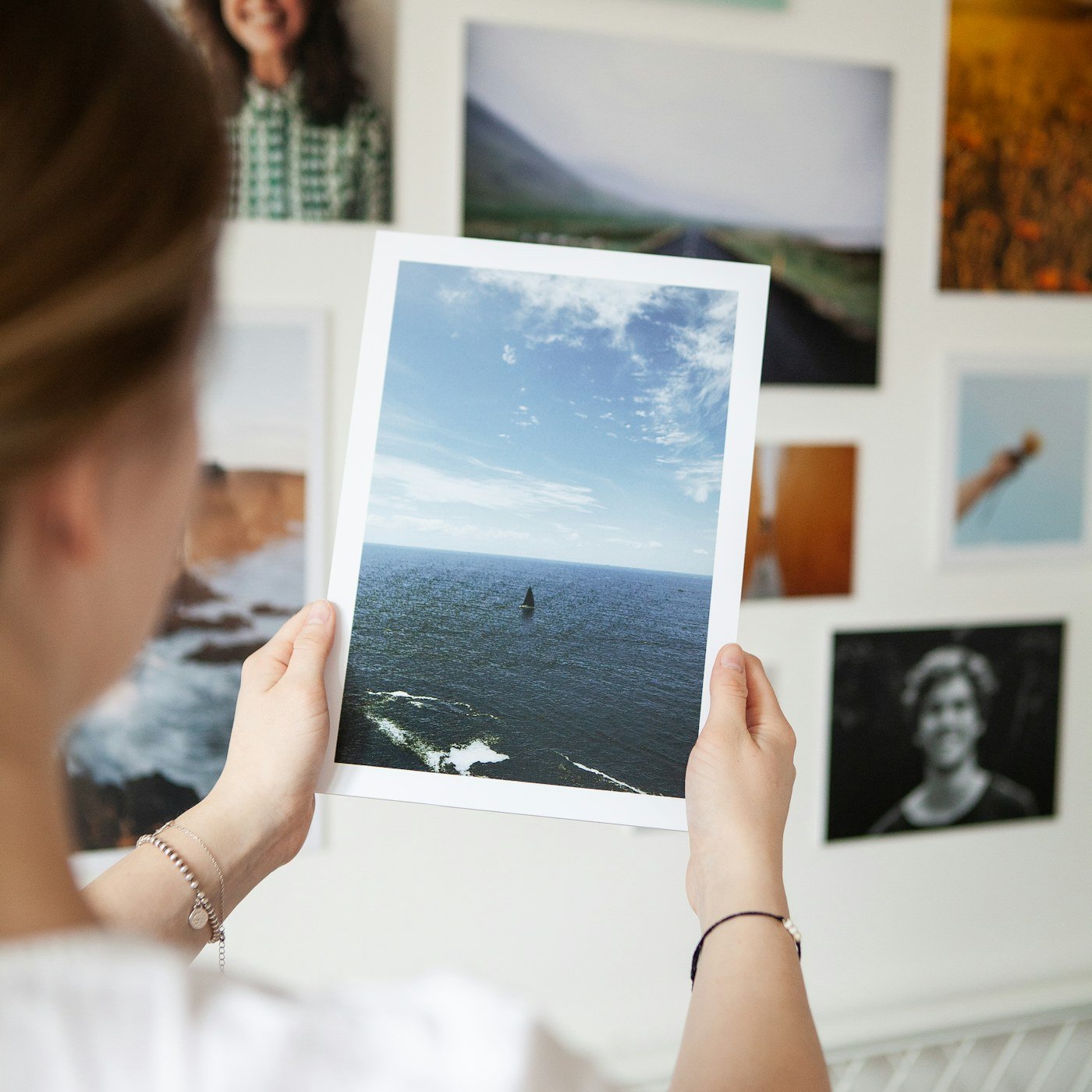 Duvar ve sergileme için fotoğraf baskılı panel uygulaması