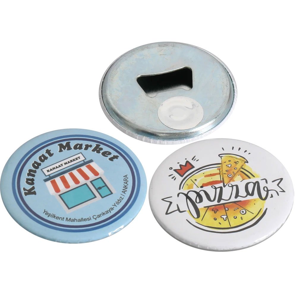 1680 Açacaklı Buton Magnet 6 x 6 cm 1680 Açacaklı Buton Magnet 6 x 6 cm - Görsel 1