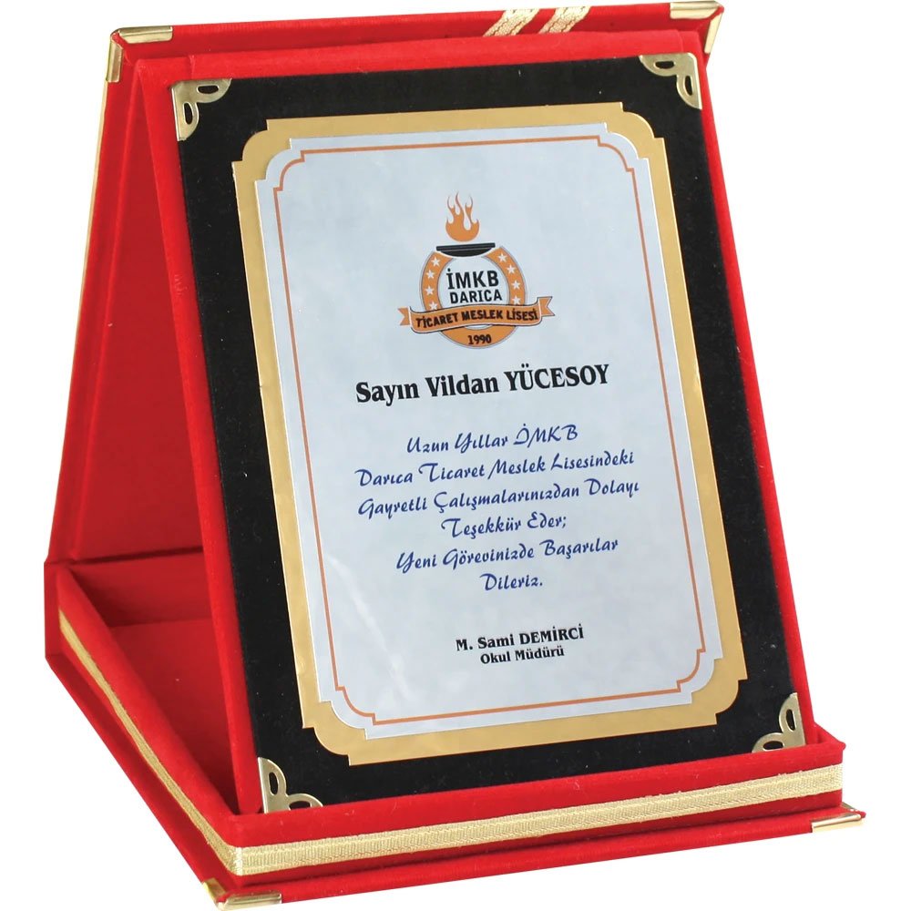 AP-01K-15x20 Albüm Plaket Kırmızı 15 x 20 cm AP-01K-15x20 Albüm Plaket Kırmızı 15 x 20 cm - Görsel 1