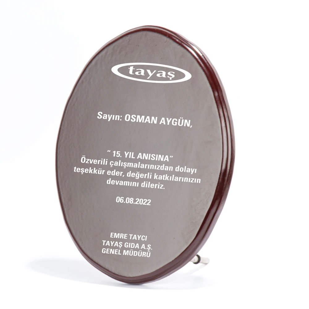 BK-77 Ahşap Plaket 23,5 x 18,3 cm BK-77 Ahşap Plaket 23,5 x 18,3 cm - Görsel 1