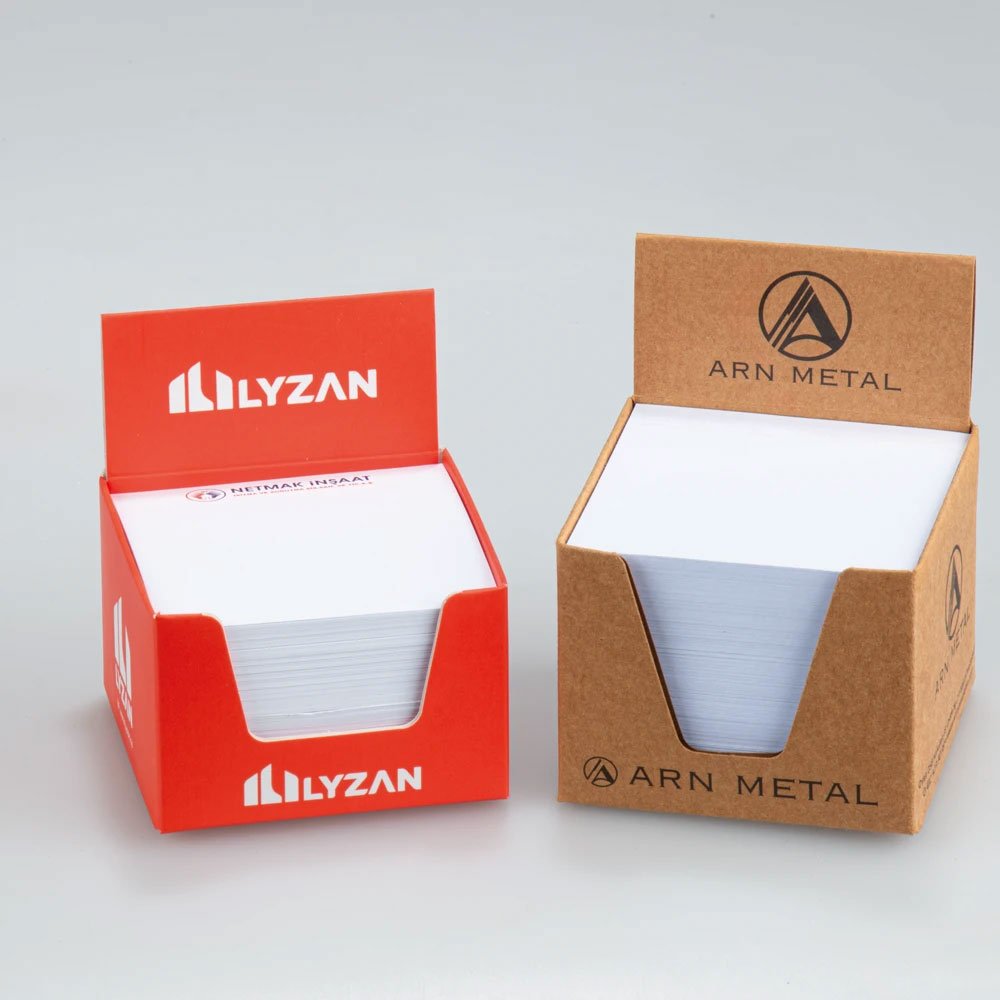 KUP-375 Küp Bloknot 8 x 8 x 4 cm KUP-375 Küp Bloknot 8 x 8 x 4 cm - Görsel 1