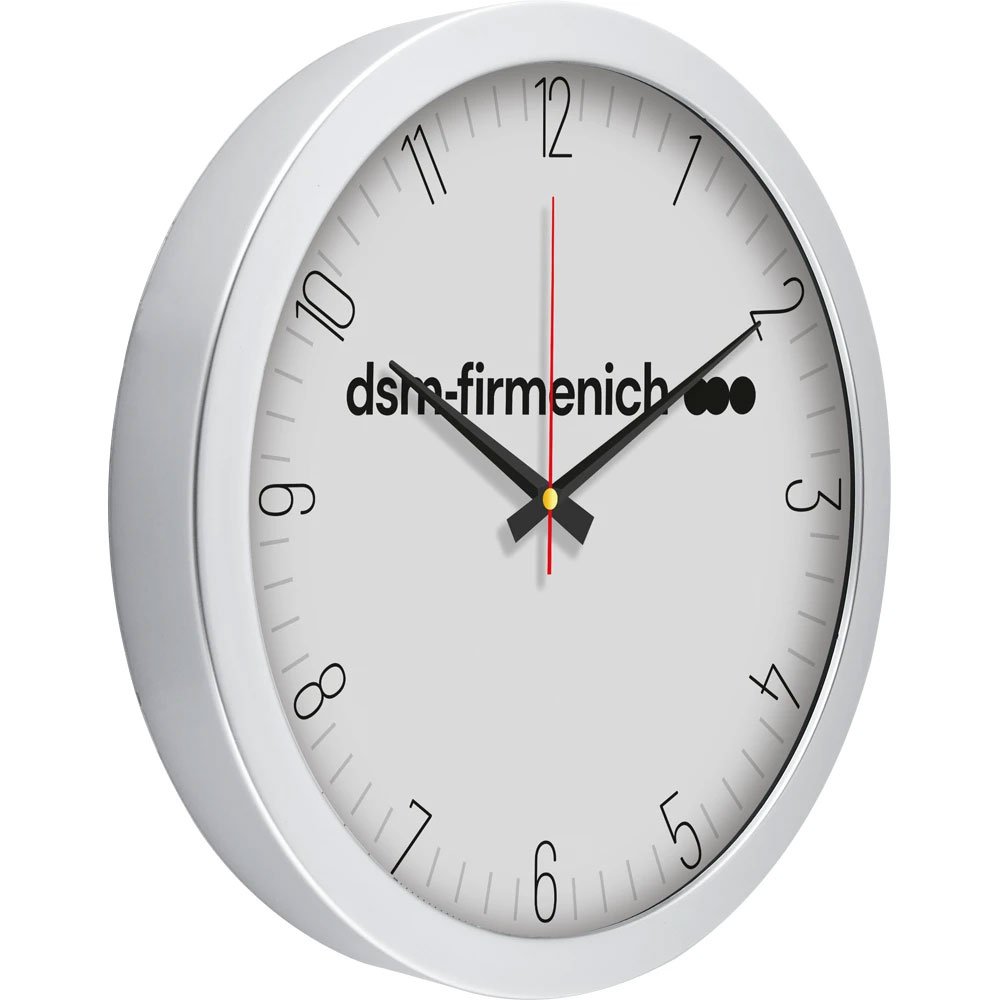 V30-570-G Metalize Duvar Saati Gümüş Ø 35 cm V30-570-G Metalize Duvar Saati Gümüş Ø 35 cm - Görsel 1