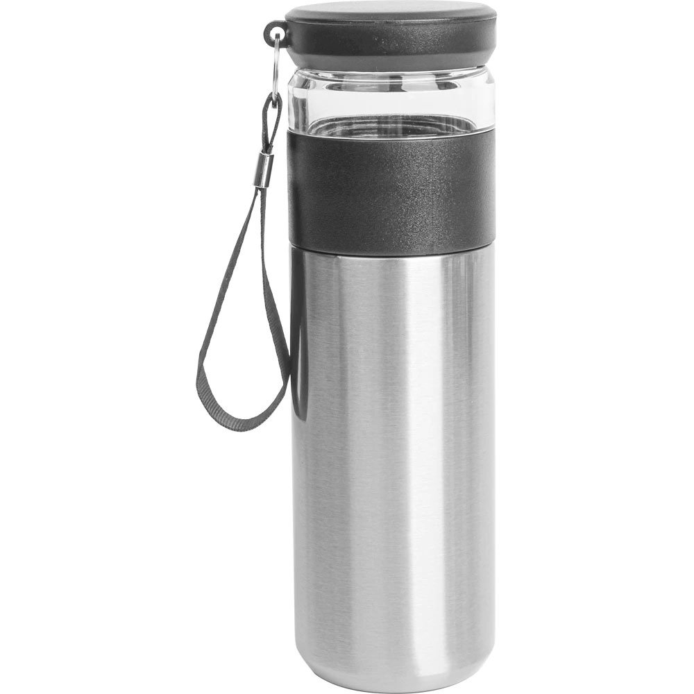 3760-GM Demlikli Termos Gümüş 450 ml 3760-GM Demlikli Termos Gümüş 450 ml - Görsel 1