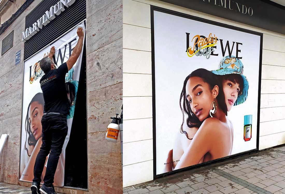 İç mekân reklam baskısı uygulaması